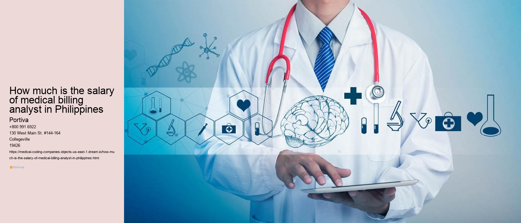 How much is the salary of medical billing analyst in Philippines